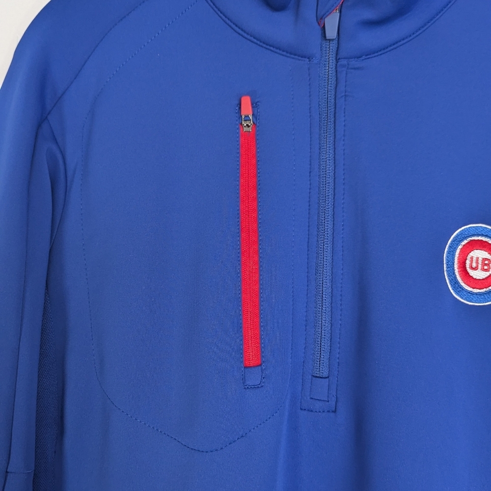 Antigua Men's CHICAGO CUBS 1/4 Zip Pullover Sz M - Picture 5 of 12